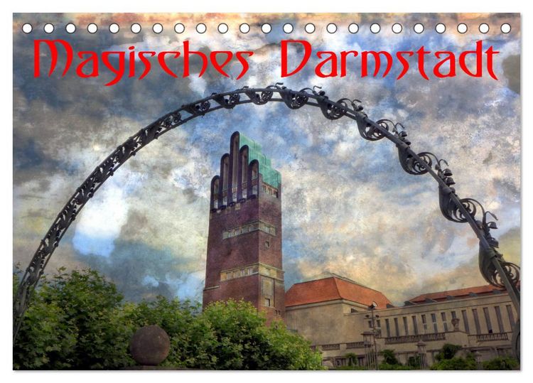 Produktbild: Magisches Darmstadt (Tischkalender 2026 DIN A5 quer), CALVENDO Monatskalender
