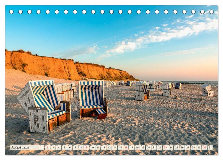 Produktbild: Insel Sylt - Fantastische Momente (Tischkalender 2026 DIN A5 quer), CALVENDO Monatskalender