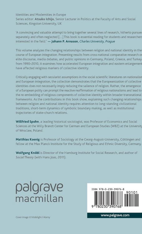 Produktbild: Religion and National Identities in an Enlarged Europe