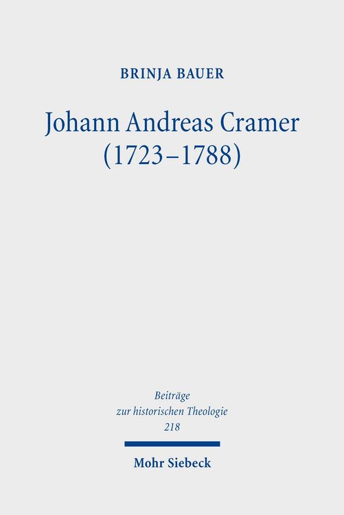 Produktbild: Johann Andreas Cramer (1723&ndash;1788)