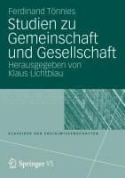 Produktbild: Studien zu Gemeinschaft und Gesellschaft