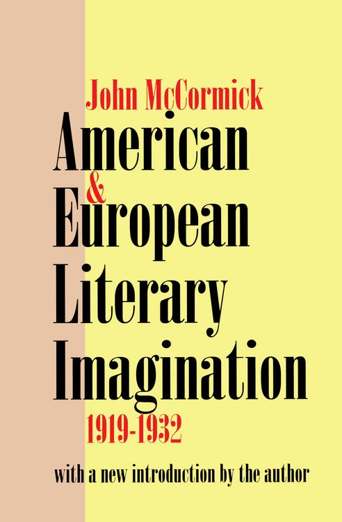 Produktbild: American and European Literary Imagination