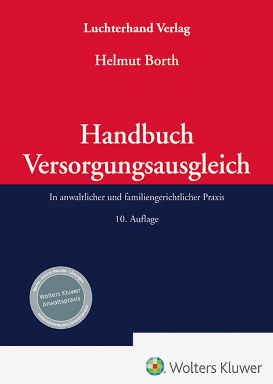 Produktbild: Handbuch Versorgungsausgleich