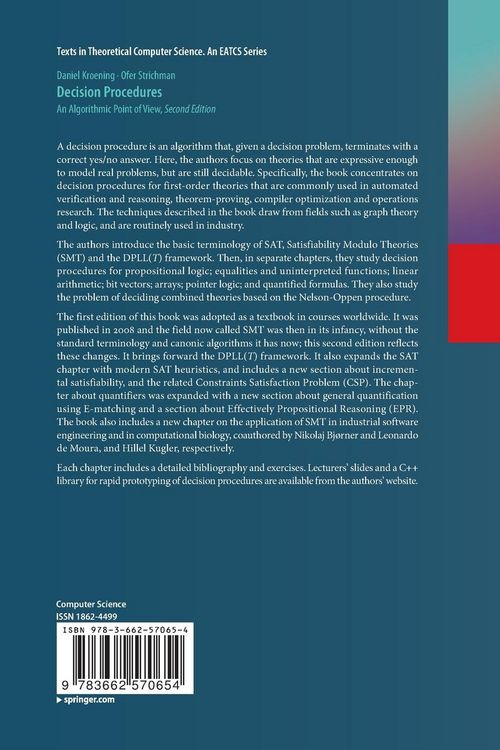Produktbild: Decision Procedures