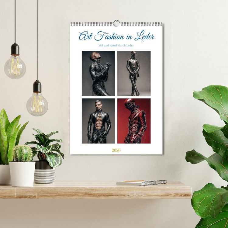 Produktbild: Art Fashion in Leder (Wandkalender 2026 DIN A3 hoch), CALVENDO Monatskalender