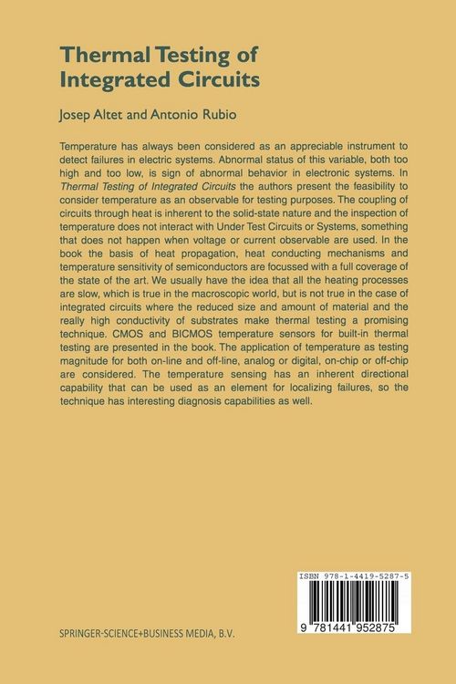 Produktbild: Thermal Testing of Integrated Circuits