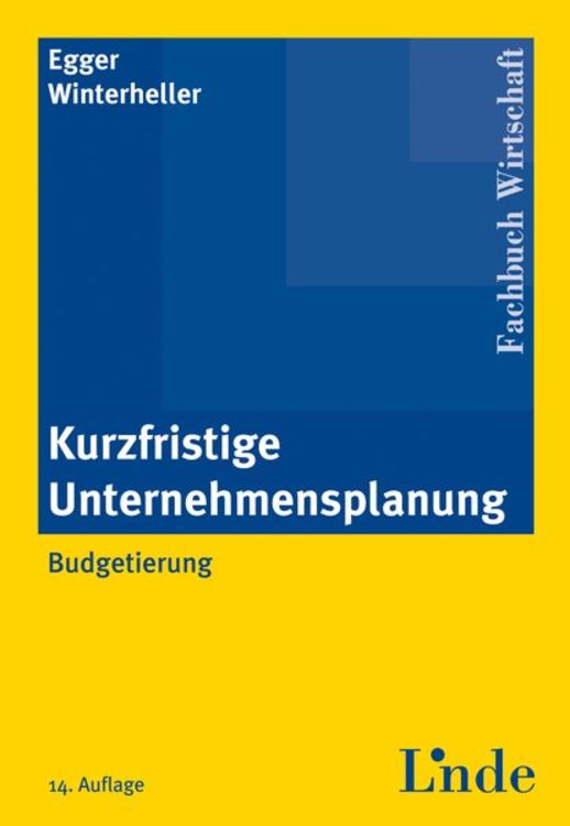 Produktbild: Kurzfristige Unternehmensplanung