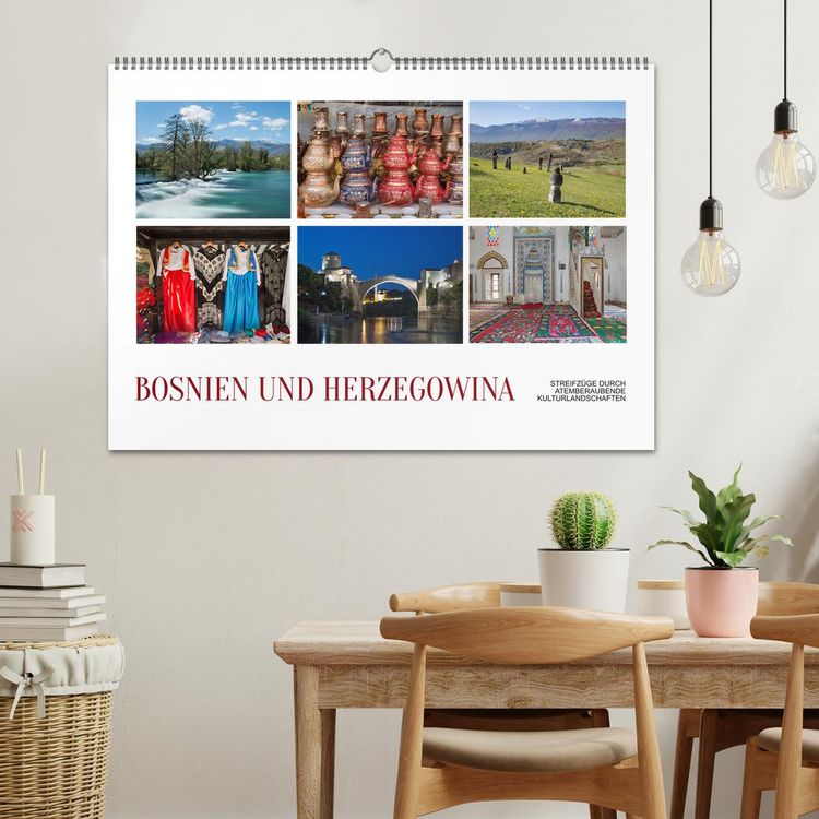 Produktbild: Bosnien und Herzegowina - Streifz&uuml;ge durch atemberaubende Kulturlandschaften (Wandkalender 2026 DIN A2 quer), CALVENDO Monatskalender