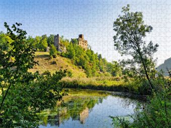 Produktbild: CALVENDO Puzzle Burgruine Niederhaus | 1000 Teile Lege-Gr&ouml;&szlig;e 64x48cm Foto-Puzzle f&uuml;r gl&uuml;ckliche Stunden