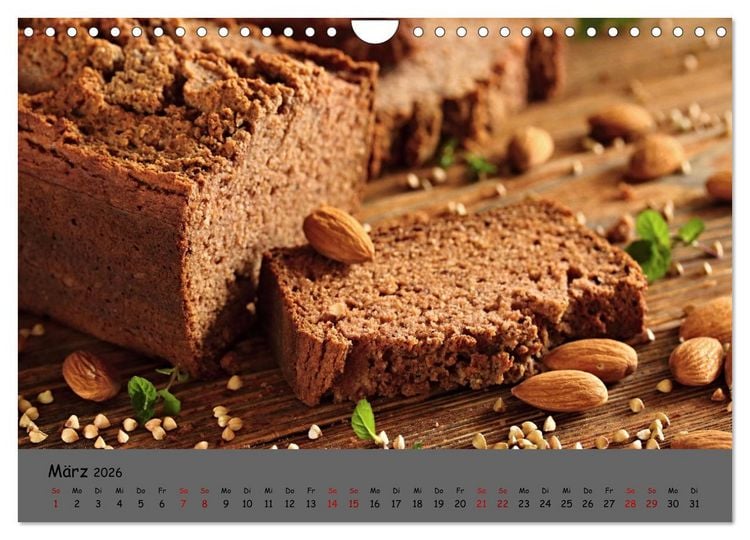 Produktbild: Mein Brotkalender (Wandkalender 2026 DIN A4 quer), CALVENDO Monatskalender