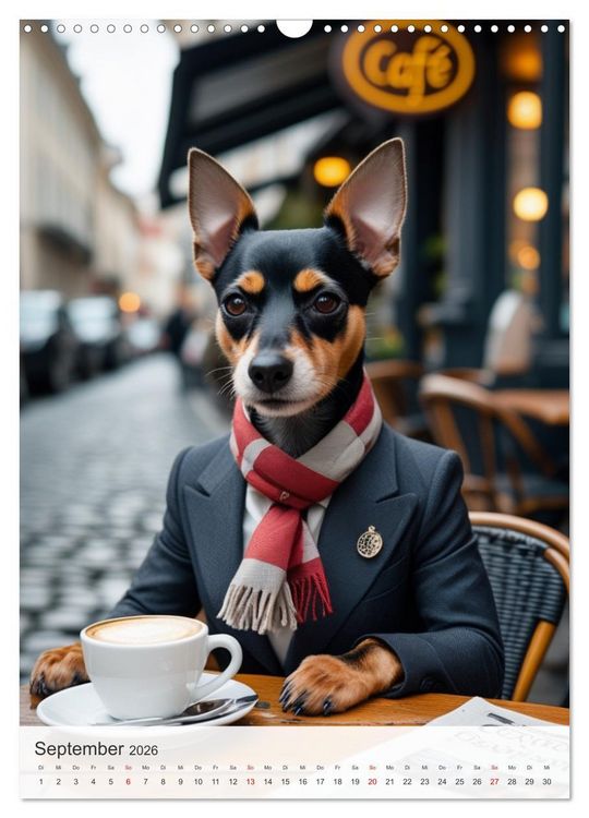 Produktbild: Daily Dogs &ndash; Tierisch menschlich (Wandkalender 2026 DIN A3 hoch), CALVENDO Monatskalender