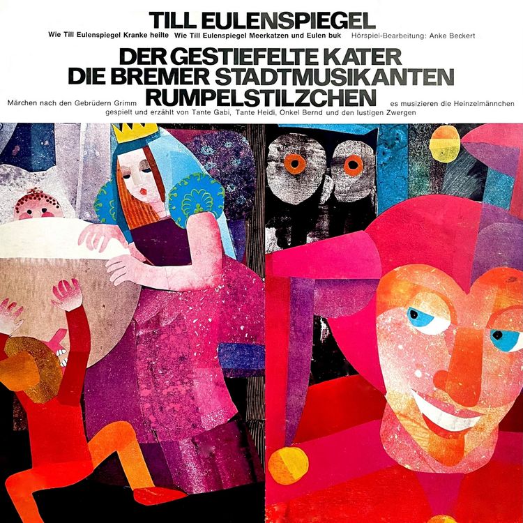 Produktbild: Anke Beckert, Gebr&uuml;der Grimm - Till Eulenspiegel / Der gestiefelte Kater / Die Bremer Stadtmusikanten / Rumpelstilzchen