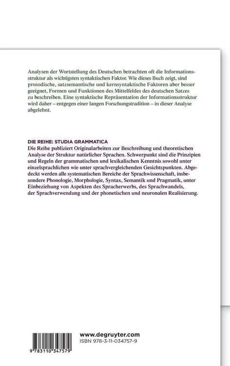 Produktbild: Scrambling ohne Informationsstruktur?