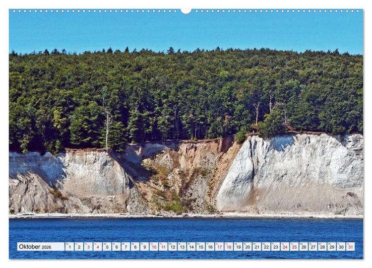 Produktbild: Sassnitz mit der Kreidek&uuml;ste (hochwertiger Premium Wandkalender 2026 DIN A2 quer), Kunstdruck in Hochglanz