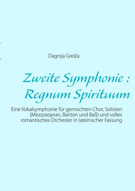 Produktbild: Zweite Symphonie : Regnum Spirituum