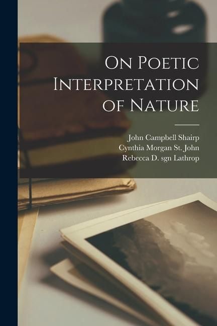 Produktbild: On Poetic Interpretation of Nature