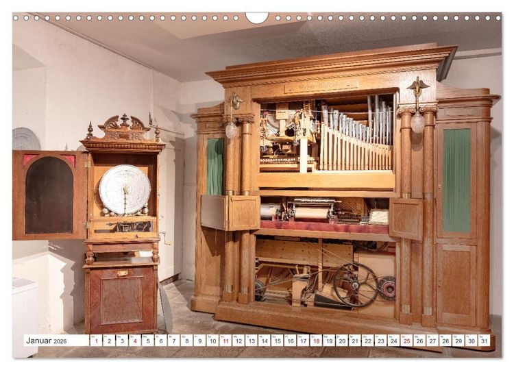Produktbild: Selbstspielende Musikinstrumente (Wandkalender 2026 DIN A3 quer), CALVENDO Monatskalender