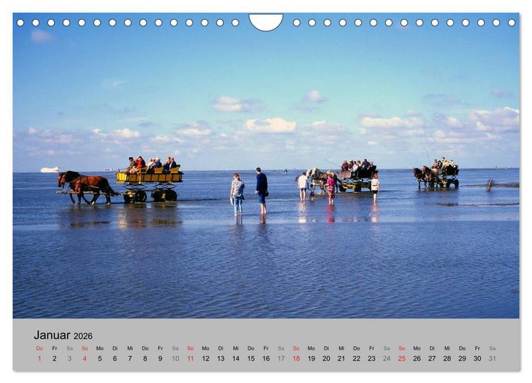Produktbild: Deutschlands sch&ouml;ner Norden (Wandkalender 2026 DIN A4 quer), CALVENDO Monatskalender