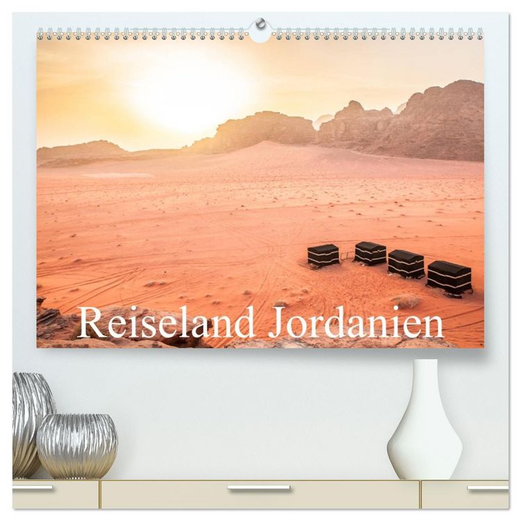 Produktbild: Reiseland Jordanien (hochwertiger Premium Wandkalender 2026 DIN A2 quer), Kunstdruck in Hochglanz
