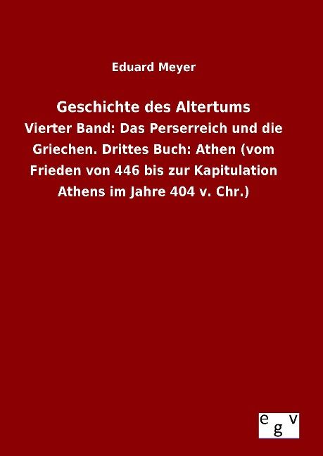 Produktbild: Geschichte des Altertums