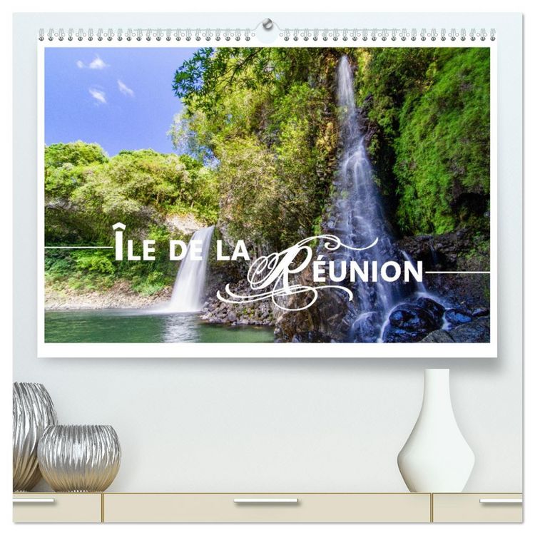 Produktbild: &Icirc;le de la R&eacute;union - Le paradis fran&ccedil;ais dans l'oc&eacute;an Indien (Calendrier mural 2026 DIN A2 vertical) calendrier de bureau