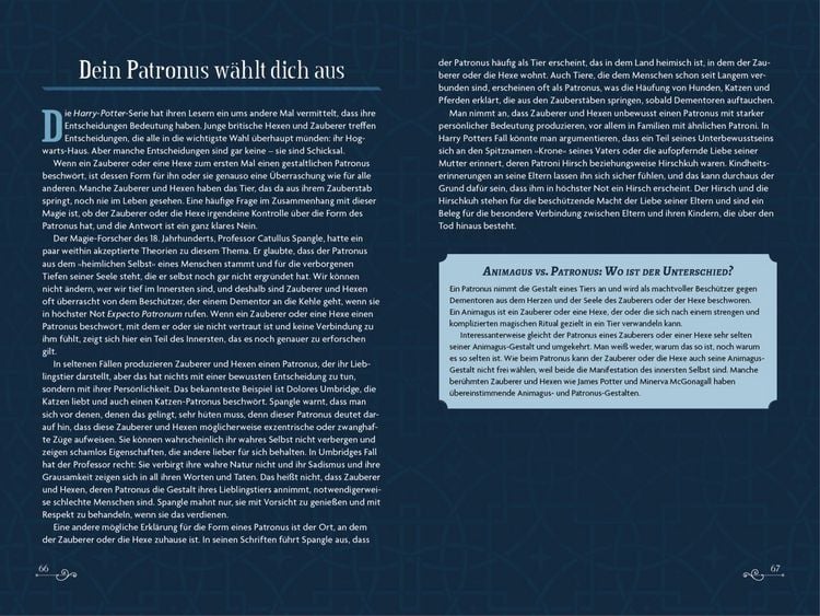 Produktbild: Das illustrierte Patronus-Handbuch f&uuml;r Potter-Fans