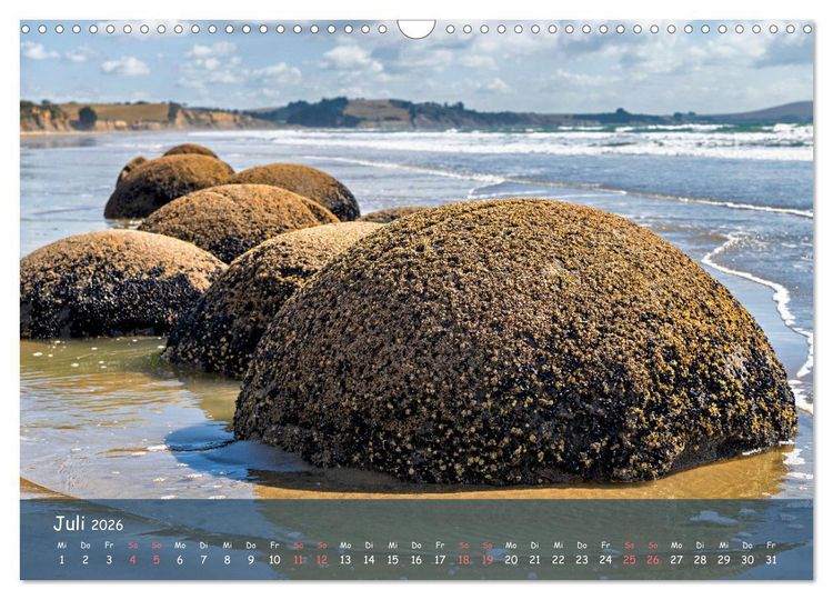 Produktbild: Magische Orte: Neuseeland (Wandkalender 2026 DIN A3 quer), CALVENDO Monatskalender