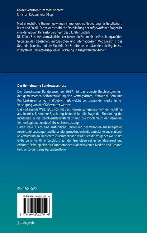 Produktbild: Der Gemeinsame Bundesausschuss