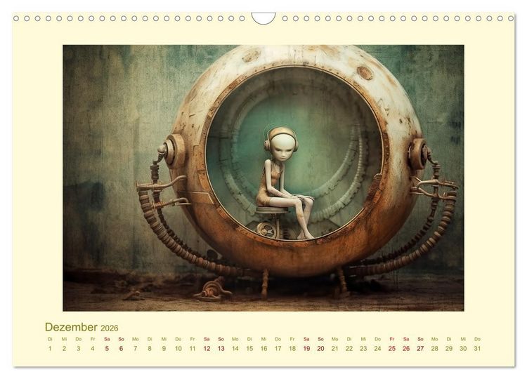 Produktbild: Surreale Alienwelt (Wandkalender 2026 DIN A3 quer), CALVENDO Monatskalender