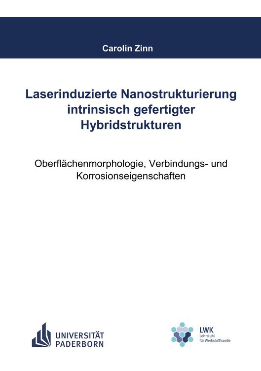 Produktbild: Laserinduzierte Nanostrukturierung intrinsisch gefertigter Hybridstrukturen