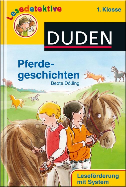 Produktbild: D&ouml;lling, B: Lesedetektive - Pferdegeschichten, 1. Klasse