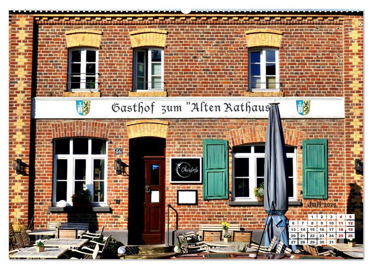 Produktbild: Das Mittelalter lebt - Impressionen aus Alt-Kaster (hochwertiger Premium Wandkalender 2026 DIN A2 quer), Kunstdruck in Hochglanz