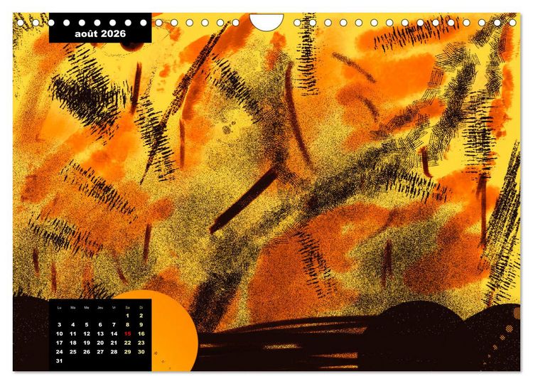 Produktbild: Cascade de couleurs (Calendrier mural 2026 DIN A4 vertical), CALVENDO calendrier mensuel