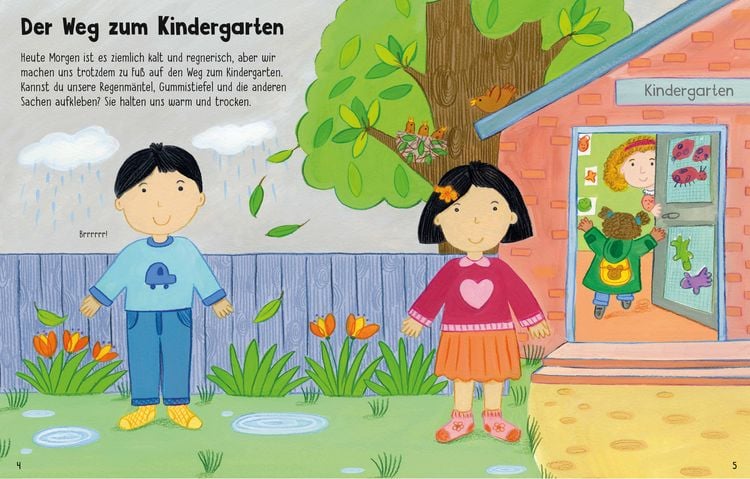 Produktbild: Mein erstes Anzieh-Stickerbuch: Durch den Tag