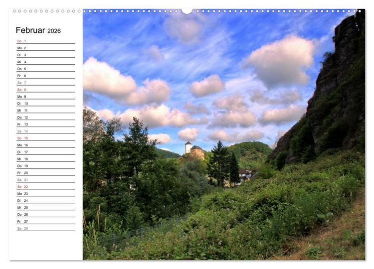 Produktbild: Die sch&ouml;nsten Landschaften in Deutschland - Das Ahrtal (Wandkalender 2026 DIN A2 quer), CALVENDO Monatskalender