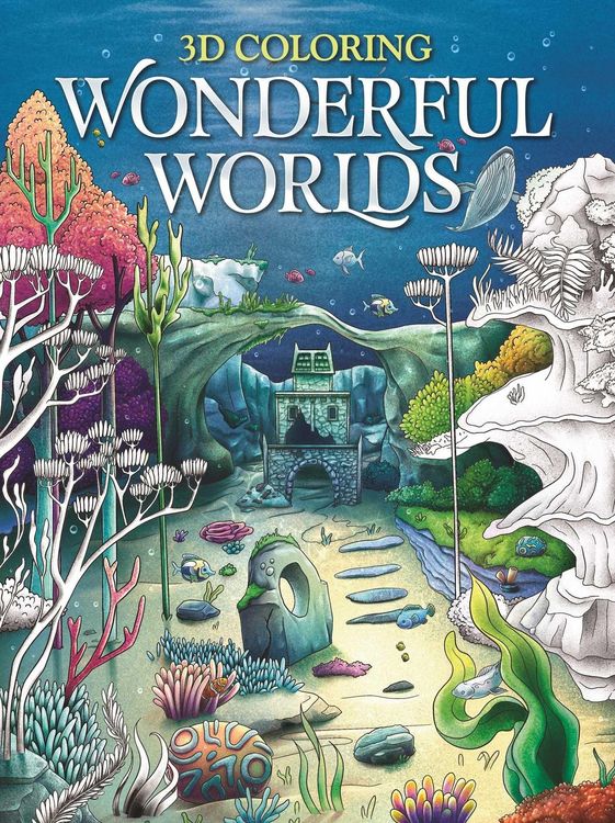 Produktbild: 3D Coloring Wonderful Worlds