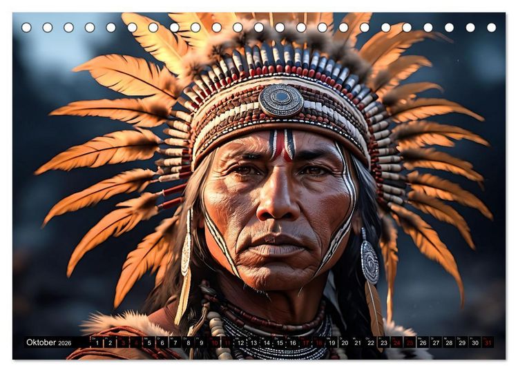 Produktbild: Im weiten Land der Indianer (Tischkalender 2026 DIN A5 quer), CALVENDO Monatskalender