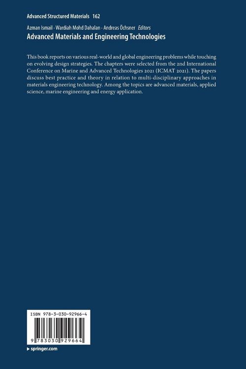 Produktbild: Advanced Materials and Engineering Technologies