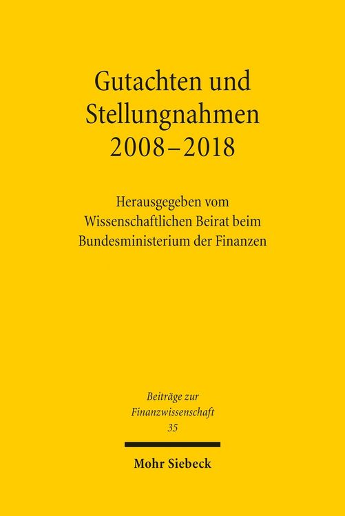 Produktbild: Gutachten und Stellungnahmen 2008-2018