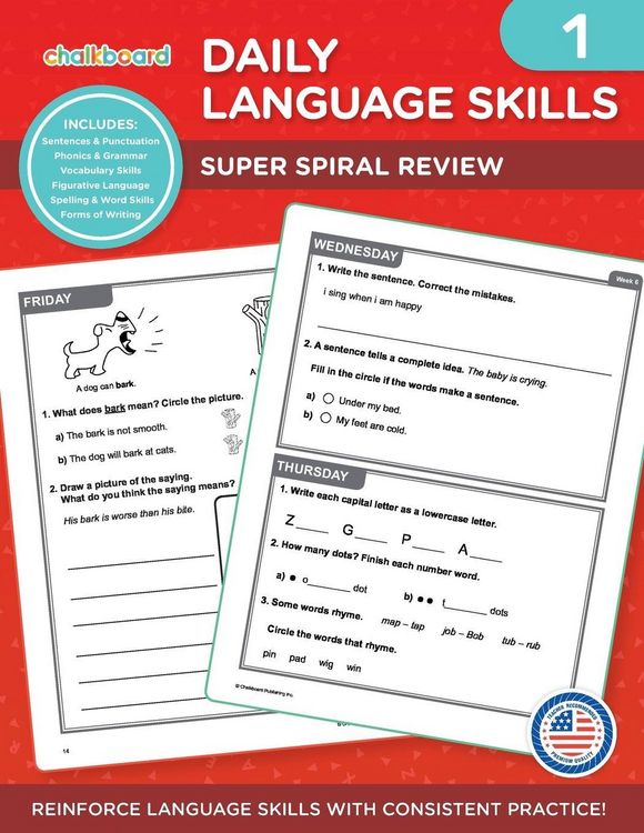 Produktbild: Daily Language Skills Grade 1