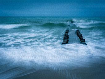 Produktbild: CALVENDO Puzzle Buhne in Ahrenshoop | 1000 Teile Lege-Gr&ouml;&szlig;e 64x48cm Foto-Puzzle f&uuml;r gl&uuml;ckliche Stunden