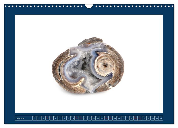 Produktbild: Agates - Polished semi-precious stones (Wall Calendar 2026 DIN A3 landscape), CALVENDO 12 Month Wall Calendar