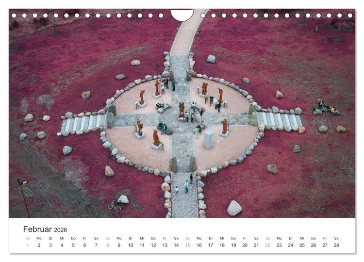 Produktbild: Cottbus und seine Umgebung in Infrarot (Wandkalender 2026 DIN A4 quer), CALVENDO Monatskalender
