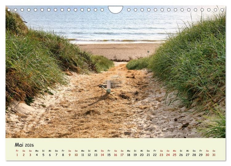 Produktbild: Unterwegs in D&auml;nemark von der Nordsee bis zur Ostsee (Wandkalender 2026 DIN A4 quer), CALVENDO Monatskalender