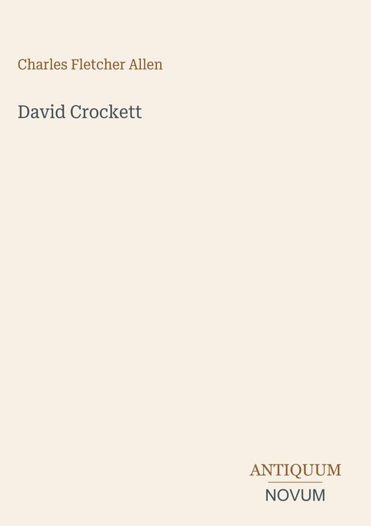 Produktbild: David Crockett