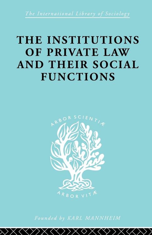 Produktbild: Inst Of Private Law Ils 208