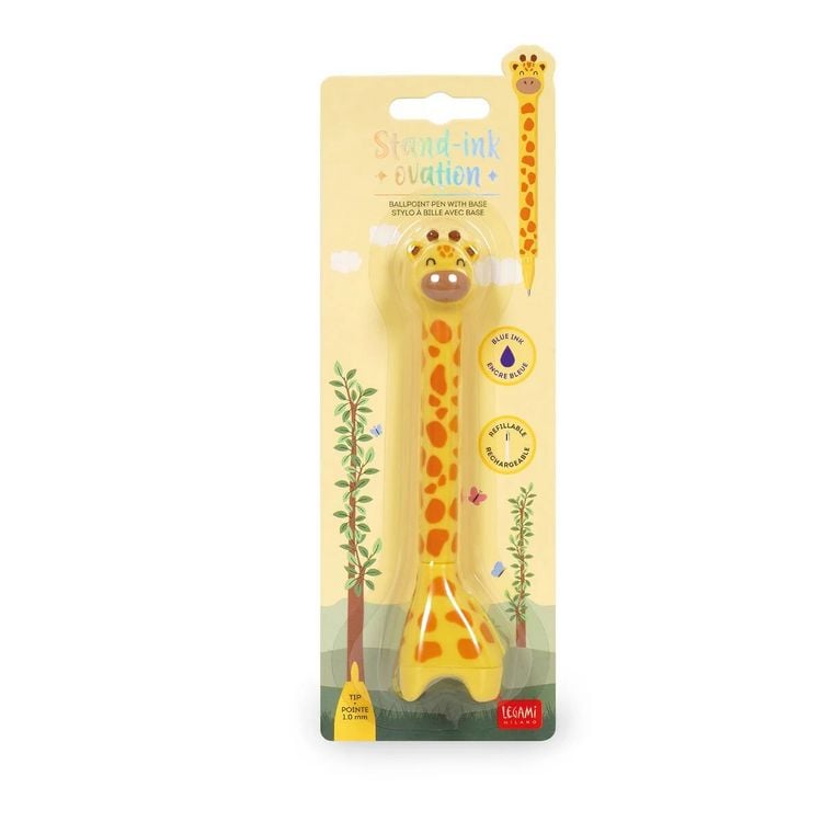 Produktbild: Legami Kugelschreiber Giraffe mit Standfu&szlig; - Stand-Ink Ovation