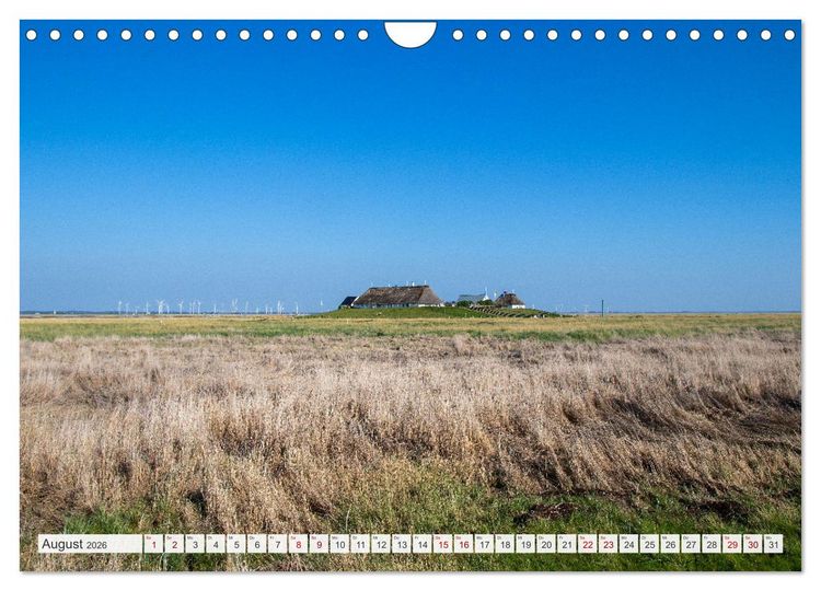 Produktbild: Urlaub in Nordfriesland (Wandkalender 2026 DIN A4 quer), CALVENDO Monatskalender