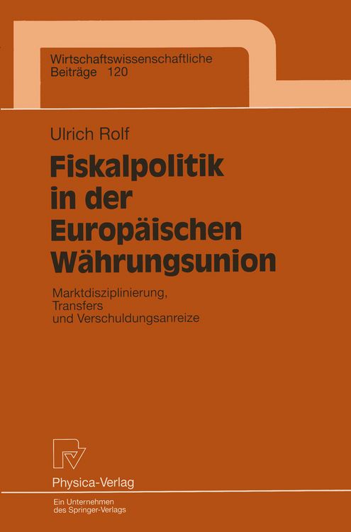 Produktbild: Fiskalpolitik in der Europ&auml;ischen W&auml;hrungsunion