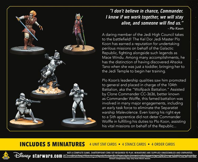 Produktbild: Star Wars Shatterpoint - Lead by Example (Squad-Pack Mit gutem Beispiel voran) DE/EN/ES/FR/PL